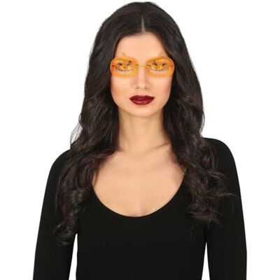 FIESTAS GUIRCA Pompoenbril (eenheidsmaat), kostuumaccessoire voor Halloween en kostuumfeesten, uniseks, volwassenen, oranje FIESTAS GUIRCA Pompoenbril (eenheidsmaat), kostuumaccessoire voor Halloween en kostuumfeesten, uniseks, volwassenen, oranje