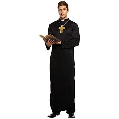 HENBRANDT Adult Vicar Priest Fancy Dress kostuum HENBRANDT Adult Vicar Priest Fancy Dress kostuum