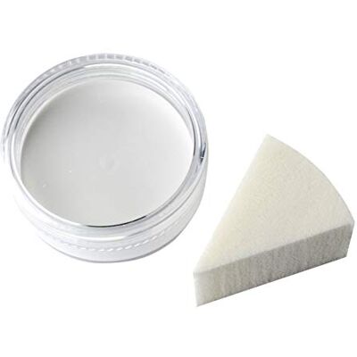 KING OF HALLOWEEN.DE Watermake-up met spons voor kinderfeesten, Halloween, carnaval, themafeesten, zombie, vampiers, clowns (wit) KING OF HALLOWEEN.DE Watermake-up met spons voor kinderfeesten, Halloween, carnaval, themafeesten, zombie, vampiers, clowns (wit)