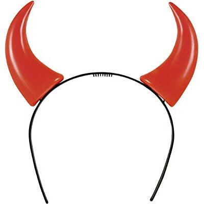 Boland Tiara haarband gewei duiveltje, rood duivel Eén maat rood Boland Tiara haarband gewei duiveltje, rood duivel Eén maat rood