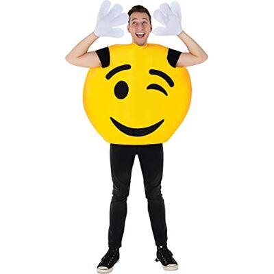 Dress Up America Winking Emo_ji rollenspel kostuum Wink Emoticon Tunic vital in het leren en plezier Dress Up America Winking Emo_ji rollenspel kostuum Wink Emoticon Tunic vital in het leren en plezier