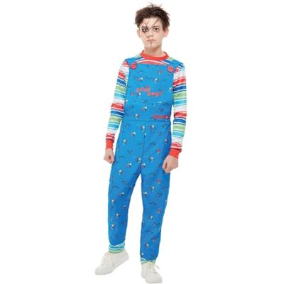Smiffys Smiffy's Officieel gelicentieerd Chucky kostuum Chucky kostuum voor jongens (1 stuk) Smiffys Smiffy's Officieel gelicentieerd Chucky kostuum Chucky kostuum voor jongens (1 stuk)
