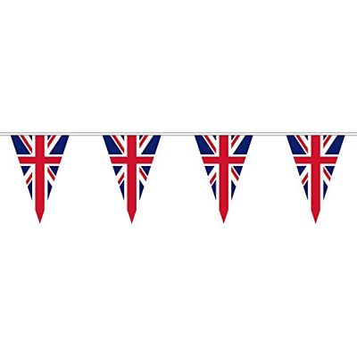 Boland 11608 Union Jack vlaggetjesslinger lengte 10 m Britse vlag Engeland nationale vlag vlag vlag slinger feestdecoratie Boland 11608 Union Jack vlaggetjesslinger lengte 10 m Britse vlag Engeland nationale vlag vlag vlag slinger feestdecoratie