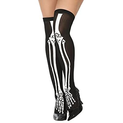 ATOSA 33638 Halloween panty met bloem zwart (33638) ATOSA 33638 Halloween panty met bloem zwart (33638)