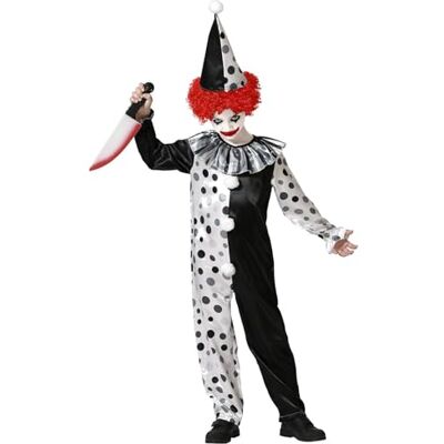 ATOSA clown kostuum grijs unisex kind 5-6 jaar ATOSA clown kostuum grijs unisex kind 5-6 jaar