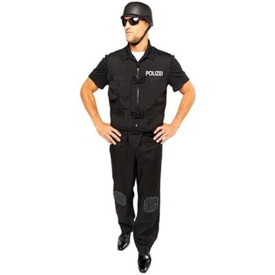 amscan Kostuum voor volwassenen, politieagent, S.W.A.T. Duits maat L amscan Kostuum voor volwassenen, politieagent, S.W.A.T. Duits maat L