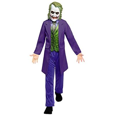 amscan 9907614 Officieel Warner Bros DC Comics kostuum voor kinderen (10-12 jaar), paars, groen amscan 9907614 Officieel Warner Bros DC Comics kostuum voor kinderen (10-12 jaar), paars, groen