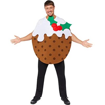 amscan 9915751 kerstpudding-schort, uniseks, volwassenen, eenheidsmaat amscan 9915751 kerstpudding-schort, uniseks, volwassenen, eenheidsmaat