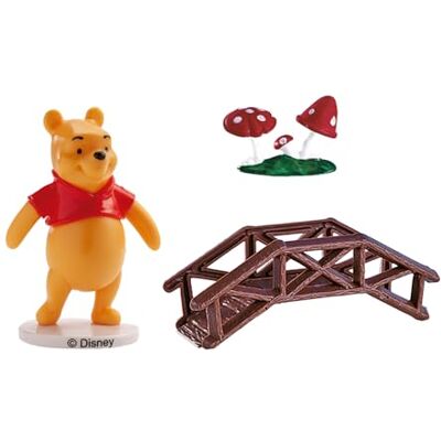 dekora Winnie de Poeh PVC taartdecoratie Kunststof Disney-licentie Decoratieset dekora Winnie de Poeh PVC taartdecoratie Kunststof Disney-licentie Decoratieset
