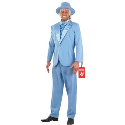 Fun Shack Blauw herenkostuum, blauw, Tuxedo, kostuum voor heren, film, kostuum voor Halloween, volwassenen, carnaval M Fun Shack Blauw herenkostuum, blauw, Tuxedo, kostuum voor heren, film, kostuum voor Halloween, volwassenen, carnaval M