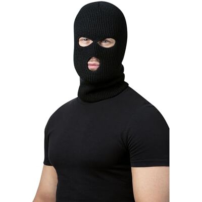 Smiffys 52837 skimasker, zwart, uniseks, volwassenen, Eén maat Smiffys 52837 skimasker, zwart, uniseks, volwassenen, Eén maat