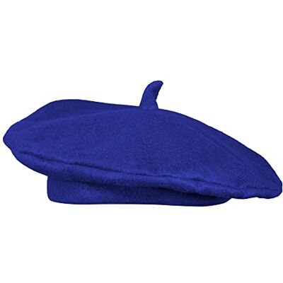 Boland 61999 Baskenmuts blauw, 1 stuk, Eén maat, hoed, Frankrijk, kostuum, carnaval, accessoires, vilt, baskenmuts, mode, jaren 20, Parijs Boland 61999 Baskenmuts blauw, 1 stuk, Eén maat, hoed, Frankrijk, kostuum, carnaval, accessoires, vilt, baskenmuts, mode, jaren 20, Parijs