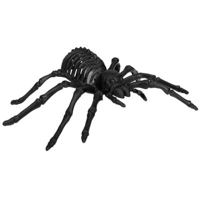 Boland 72421 Led-spinnenskelet, 22 cm, kunststof dummy, met batterijen, ledlicht, spin, decoratie voor Halloween, carnaval of themafeest Boland 72421 Led-spinnenskelet, 22 cm, kunststof dummy, met batterijen, ledlicht, spin, decoratie voor Halloween, carnaval of themafeest