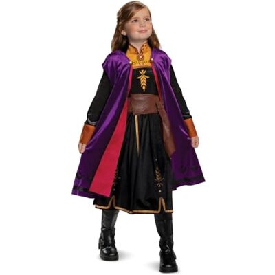 2 kostuum prinses Anna met jurk en cape maat M (7-8 jaar) officiële Disney-licentie Frozen 2 kinderkostuum voor Halloween, carnaval of verkleedfeestjes 2 kostuum prinses Anna met jurk en cape maat M (7-8 jaar) officiële Disney-licentie Frozen 2 kinderkostuum voor Halloween, carnaval of verkleedfeestjes