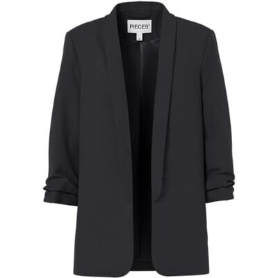 PIECES Pcboss 3/4 Blazer Noos Damesblazer (1 stuk)., zwart. L PIECES Pcboss 3/4 Blazer Noos Damesblazer (1 stuk)., zwart. L