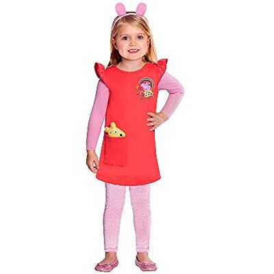 amscan 9905930 Peppa Pig kostuum voor kinderen, meisjes, 4-6 jaar amscan 9905930 Peppa Pig kostuum voor kinderen, meisjes, 4-6 jaar