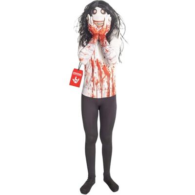 Morphsuits Jeff the Killer Monsterkostuum voor kinderen, Halloween-kostuum voor kinderen, maat S Morphsuits Jeff the Killer Monsterkostuum voor kinderen, Halloween-kostuum voor kinderen, maat S