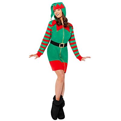 amscan Kerstmis selfenkostuum dames S/M 9915754 amscan Kerstmis selfenkostuum dames S/M 9915754