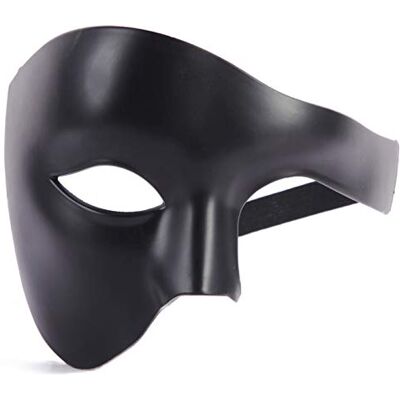 EN7JIOY Venetiaans masker van kunststof, voor alle leeftijden, ideaal voor Halloween, Kerstmis en Nieuwjaar EN7JIOY Venetiaans masker van kunststof, voor alle leeftijden, ideaal voor Halloween, Kerstmis en Nieuwjaar