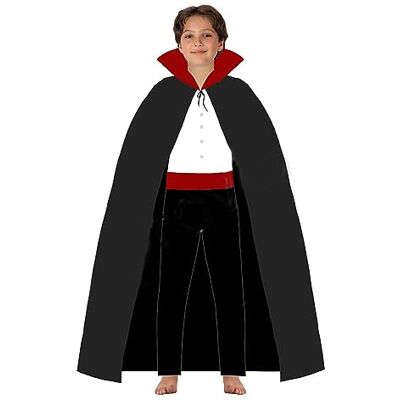 ATOSA vampier kostuum wit t-shirt met cape kinderen 10 tot 12 jaar ATOSA vampier kostuum wit t-shirt met cape kinderen 10 tot 12 jaar