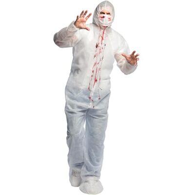 Boland Horrordokterskostuum voor volwassenen, maat M/L, horrorkostuum voor Halloween of carnaval Boland Horrordokterskostuum voor volwassenen, maat M/L, horrorkostuum voor Halloween of carnaval