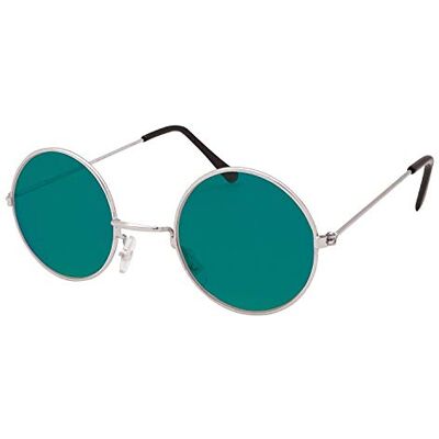 Bristol Novelty BA1048 Hippiebril in jaren 60-stijl, uniseks, accessoires, groen, één maat Bristol Novelty BA1048 Hippiebril in jaren 60-stijl, uniseks, accessoires, groen, één maat
