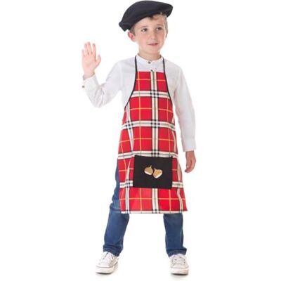 Creaciones Llopis Schortkostuum kastanjebruin rood geruit kostuum kastanje kinderen (11-13 jaar) Creaciones Llopis Schortkostuum kastanjebruin rood geruit kostuum kastanje kinderen (11-13 jaar)