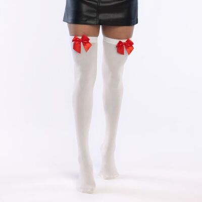 Boland 02275 kousen met strik, overknee laarzen, panty's, sokken, accessoires, themafeest, carnaval Boland 02275 kousen met strik, overknee laarzen, panty's, sokken, accessoires, themafeest, carnaval