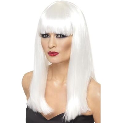 Smiffys Lange witte pruik Smiffys Lange witte pruik