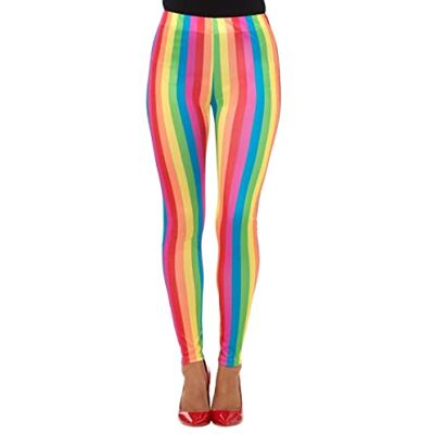 Smiffys Rainbow clown leggings regenboog clown leggings dames Smiffys Rainbow clown leggings regenboog clown leggings dames
