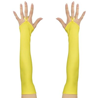 W WIDMANN MILANO Party Fashion WIDMANN MILANO PARTY FASHION Vingerloze satijnen wanten, kostuumaccessoires, carnaval, themafeest W WIDMANN MILANO Party Fashion WIDMANN MILANO PARTY FASHION Vingerloze satijnen wanten, kostuumaccessoires, carnaval, themafeest