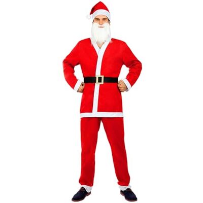 Funidelia Kerstmankostuum voor heren ▶ Kerstmankostuum kostuums voor volwassenen, verkleedaccessoires en accessoires voor Halloween, carnaval en feestjes maat 3XL rood Funidelia Kerstmankostuum voor heren ▶ Kerstmankostuum kostuums voor volwassenen, verkleedaccessoires en accessoires voor Halloween, carnaval en feestjes maat 3XL rood