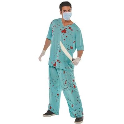 amscan International Uniseks scrub voor volwassenen amscan International Uniseks scrub voor volwassenen