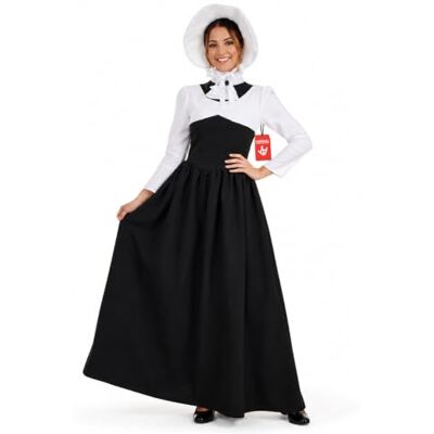 Fun Shack Victoriaanse jurk voor dames, chique kostuum, carnaval, Venetië, Halloween, XXL Fun Shack Victoriaanse jurk voor dames, chique kostuum, carnaval, Venetië, Halloween, XXL