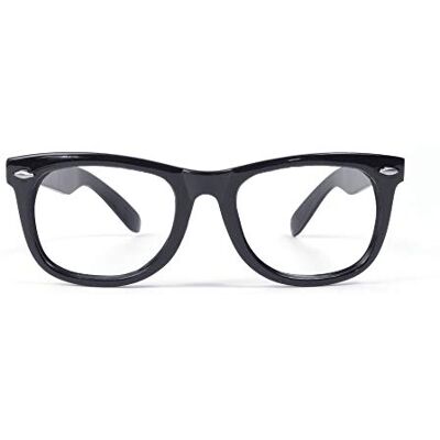 Bristol Novelty BA182 Zwarte uniseks bril voor volwassenen, eenheidsmaat Bristol Novelty BA182 Zwarte uniseks bril voor volwassenen, eenheidsmaat