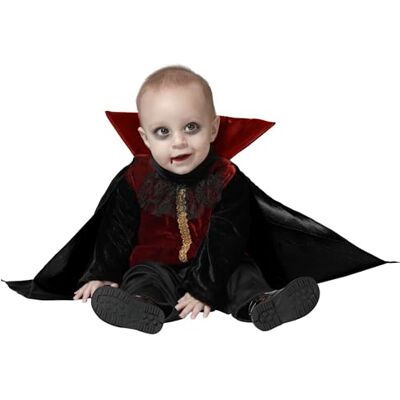 ATOSA vampierkostuum baby kind zwart en rood 24 maanden ATOSA vampierkostuum baby kind zwart en rood 24 maanden