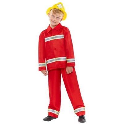 amscan Brandweerman kostuum voor kinderen, rood amscan Brandweerman kostuum voor kinderen, rood