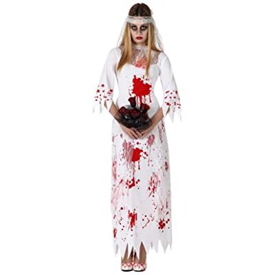 ATOSA Big bruidskostuum voor dames, Halloween, M/L ATOSA Big bruidskostuum voor dames, Halloween, M/L