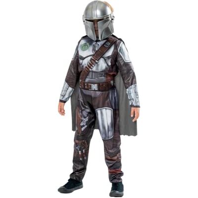 RUBIE'S RUBIES Officieel Star Wars – luxe kostuum The Mandalorian – kostuum voor kinderen, maat 7 8 jaar – overall met gevoerd pantser en masker – perfect voor jonge keizerlijke rekruten RUBIE'S RUBIES Officieel Star Wars – luxe kostuum The Mandalorian – kostuum voor kinderen, maat 7 8 jaar – overall met gevoerd pantser en masker – perfect voor jonge keizerlijke rekruten