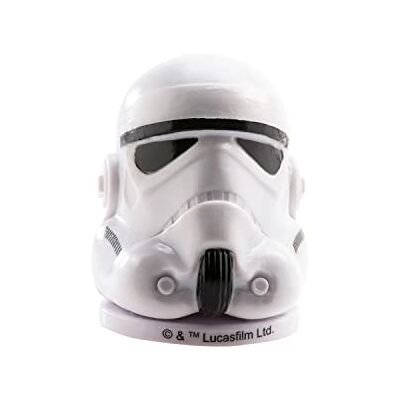dekora Taartdecoratie met Star Wars PVC Stormtrooper figuur 6,5 cm dekora Taartdecoratie met Star Wars PVC Stormtrooper figuur 6,5 cm