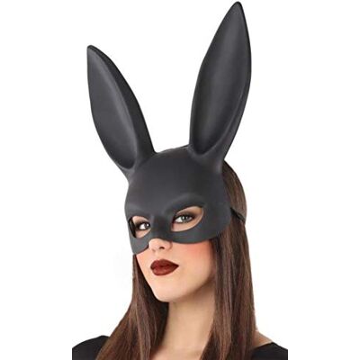 ATOSA Zwart konijn masker ATOSA Zwart konijn masker