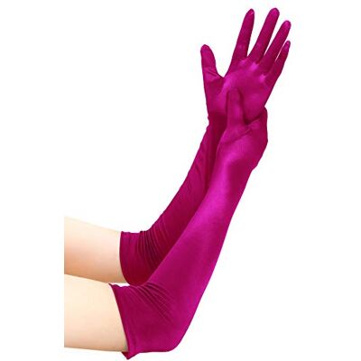 EORUBE Jaren 20 handschoenen voor dames, elleboog, lang, satijn, voor Halloween, carnaval, carnaval EORUBE Jaren 20 handschoenen voor dames, elleboog, lang, satijn, voor Halloween, carnaval, carnaval