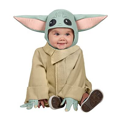 RUBIE'S Officieel Disney Star Wars The Child Infant kostuum, kinderkostuum, maat zuigeling 6-12 maanden RUBIE'S Officieel Disney Star Wars The Child Infant kostuum, kinderkostuum, maat zuigeling 6-12 maanden