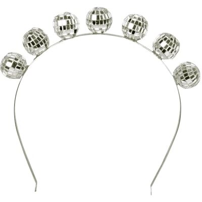 Boland 00770 Tiara Disco zilver voor volwassenen broeikas ballen glanzende spiegel mozaïek hoofdtooi carnaval Halloween themafeest dames 10203629 Eén maat Boland 00770 Tiara Disco zilver voor volwassenen broeikas ballen glanzende spiegel mozaïek hoofdtooi carnaval Halloween themafeest dames 10203629 Eén maat