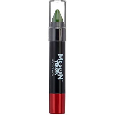 Moon Terror Make-up Stick Voor Gezicht En Lichaam Voor Halloween Feest 3.5g Maak Gemakkelijk Enge Patronen Als Een Pro! Zombie Groen Moon Terror Make-up Stick Voor Gezicht En Lichaam Voor Halloween Feest 3.5g Maak Gemakkelijk Enge Patronen Als Een Pro! Zombie Groen