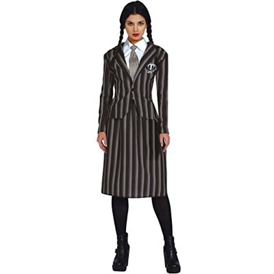 FIESTAS GUIRCA Gothic kostuum voor dames, schooluniform, Halloween-kostuum voor volwassenen FIESTAS GUIRCA Gothic kostuum voor dames, schooluniform, Halloween-kostuum voor volwassenen