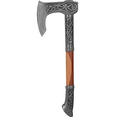 Funidelia Assassins Creed Valhalla Bijl voor dames en heren, videogames, films en bioscoop, Assassin's Creed, accessoires voor volwassenen, verkleedaccessoires, bruin Funidelia Assassins Creed Valhalla Bijl voor dames en heren, videogames, films en bioscoop, Assassin's Creed, accessoires voor volwassenen, verkleedaccessoires, bruin