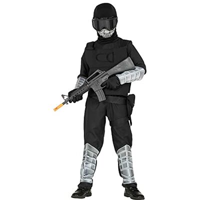 W WIDMANN MILANO Party Fashion Widmann Kinderkostuum speciaal krachtenpak, interventievest, masker met capuchon, bril, riem met holster, armbescherming, scheenbescherming, soldaathandschoenen, interventiecommando, W WIDMANN MILANO Party Fashion Widmann Kinderkostuum speciaal krachtenpak, interventievest, masker met capuchon, bril, riem met holster, armbescherming, scheenbescherming, soldaathandschoenen, interventiecommando,