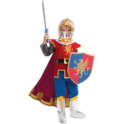 Spooktacular Creations Middeleeuws ridderkostuum luxe set voor jongens, Halloween-party, rollenspel en cosplay. (S) Spooktacular Creations Middeleeuws ridderkostuum luxe set voor jongens, Halloween-party, rollenspel en cosplay. (S)