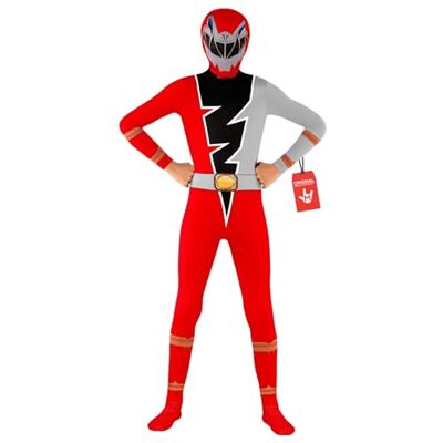 Morphsuits Red Deco Dino Fury Kids Morphsuits Red Deco Dino Fury Kids